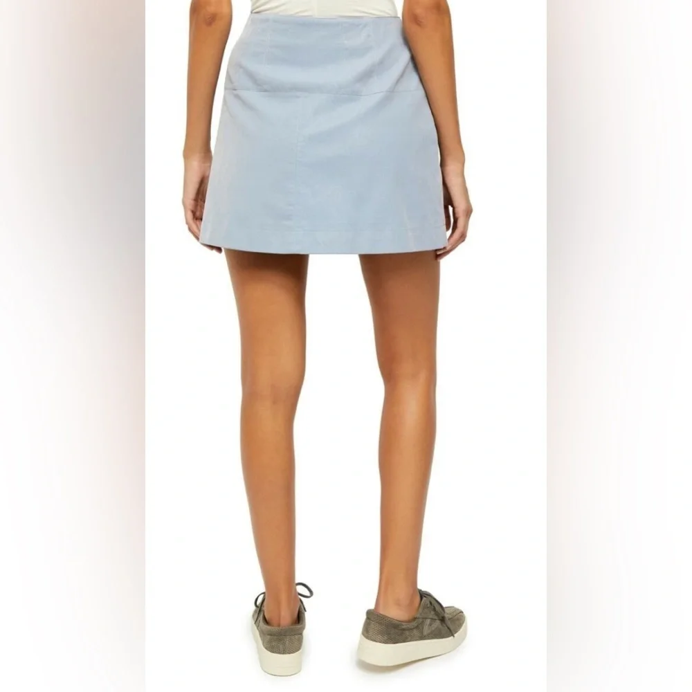 NWOT Free People Days In The Sun Suede Mini Skirt, Size 8